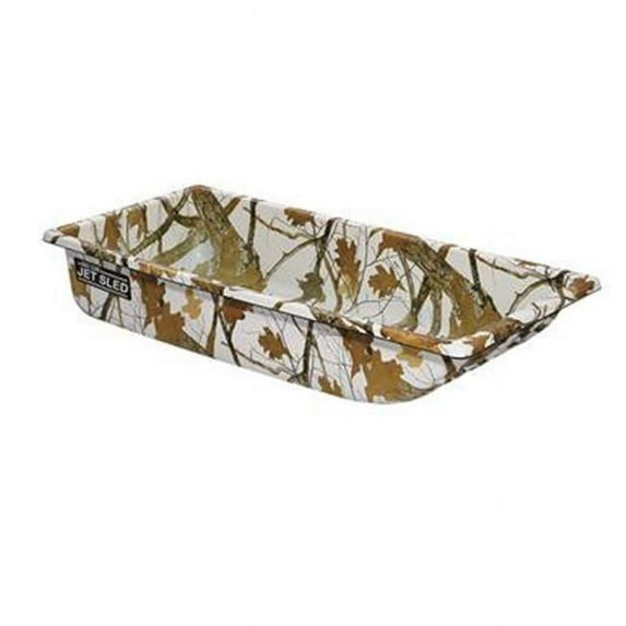 Shappell Laker 249613 42 in. Winter Camo Poly Ice Fishing Jet Sled Jr