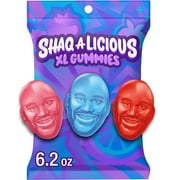 Shaq-A-Licious XL Gummies Original Flavor Chewy Gummy Candy, Bag 6.2 oz