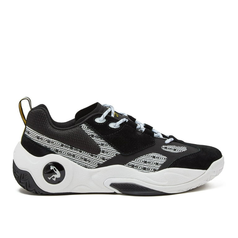 Shaq Raq Low Men's Basketball Shoes Color: Black White Size: