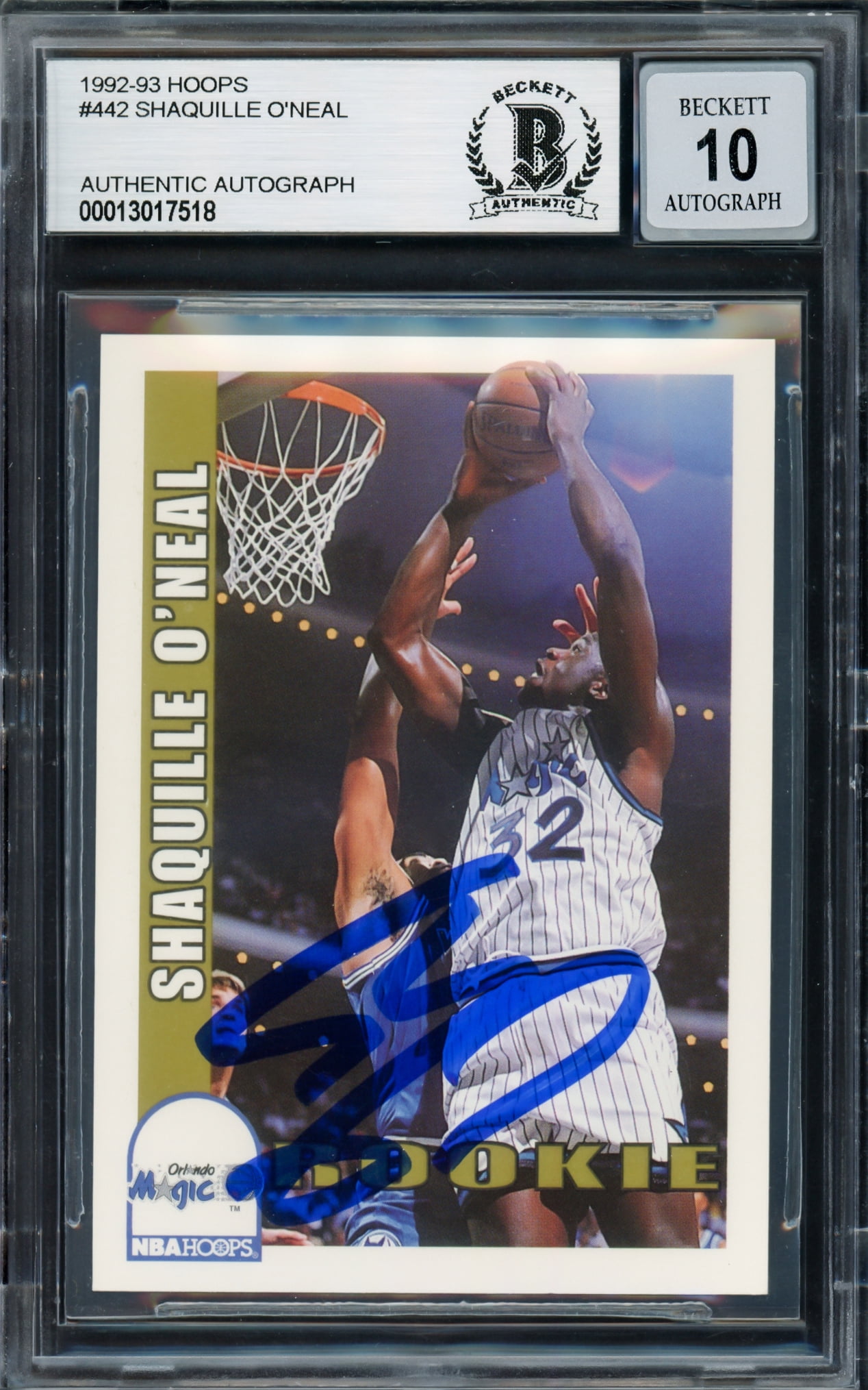 Shaquille O'Neal Autographed Basketball Jersey - Hand Signed, Beckett Authenticated
