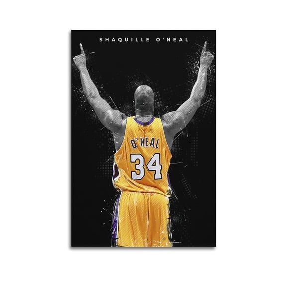 Shaquille O Neal Mate Anime Star Music Picture Wall Art Painting Canvas Posters Artworks Gift Room Aesthetic