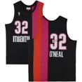thumbnail image 1 of Shaquille O'Neal Miami Heat Autographed Mitchell & Ness Black Alternate 2005-2006 Swingman Jersey - Fanatics Authentic Certified, 1 of 4