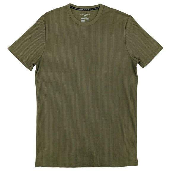 Shaquille O'Neal XLG Mens Big & Tall Green Ribbed Short Sleeve T-Shirt 4XL