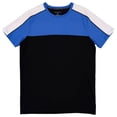 thumbnail image 1 of Shaquille O'Neal XLG Big & Tall Men's Black Blue White Short Sleeve T-Shirt 2XL, 1 of 4