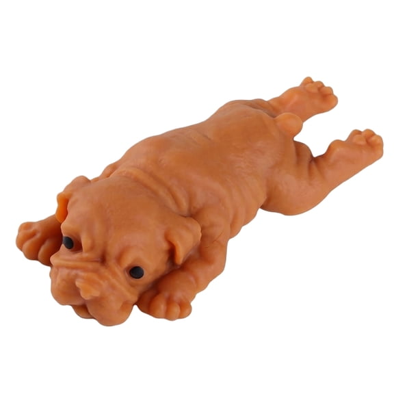 Shar Pei Dog Squishy, Cute Lying Dog Squeeze Fidget, Soft Slow Rising Sensory Novelty for Desk Fun, Party Favors, Birthday Gifts, Travel Entertainment and Animal Theme Collections and Gifts