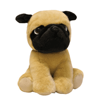 Shar Pei Dog Stuffed Animal Plush- Lifelike Puppy Plush Toy - Precious Companion - Brown 8.3 Inch