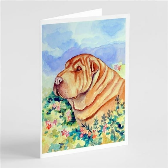 Shar Pei Greeting Cards & Envelopes - Pack of 8