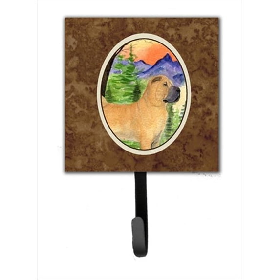Shar Pei Leash Holder Or Key Hook