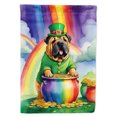 thumbnail image 1 of Shar Pei St Patrick's Day House Flag 28 in x 40 in, 1 of 7