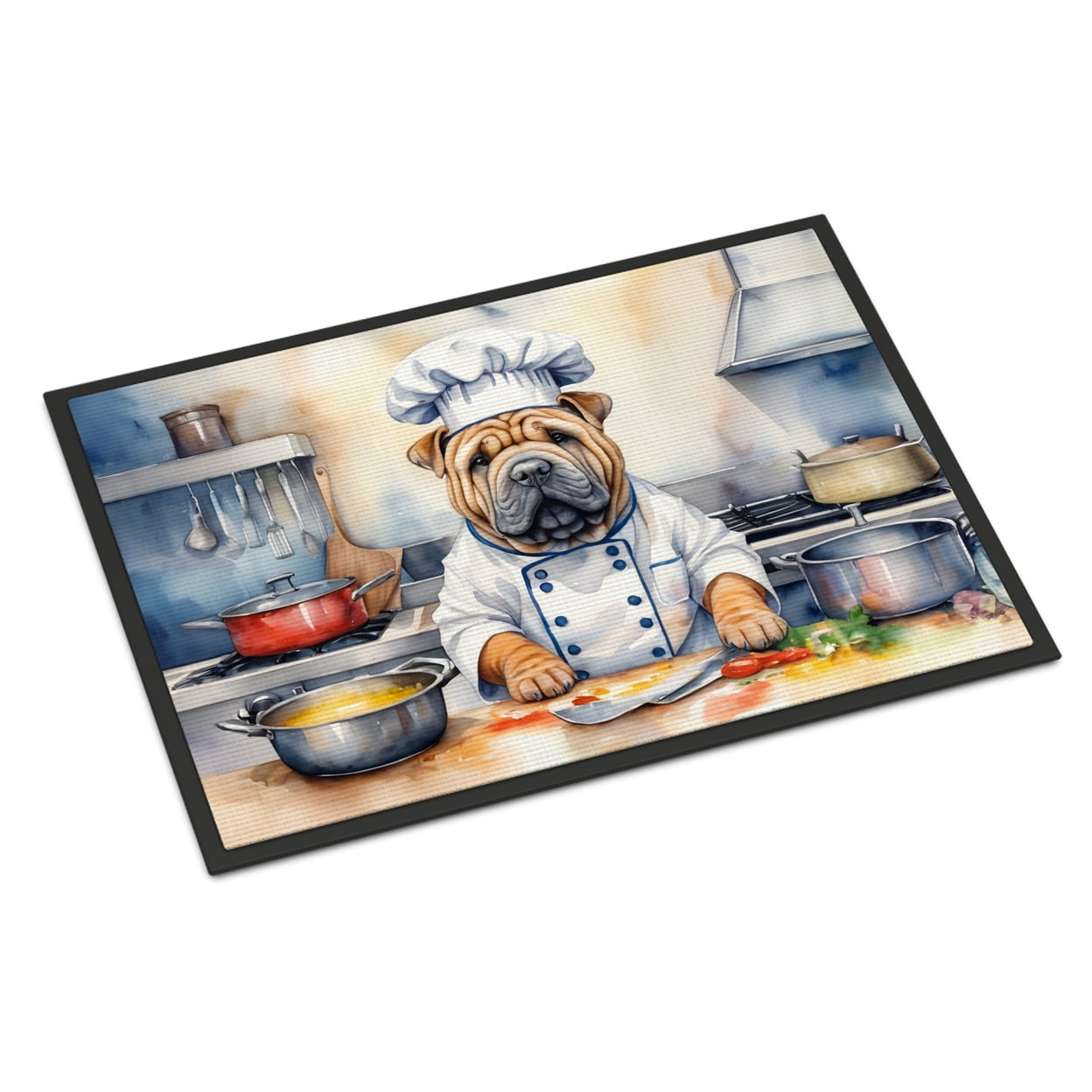 Shar Pei The Chef Doormat