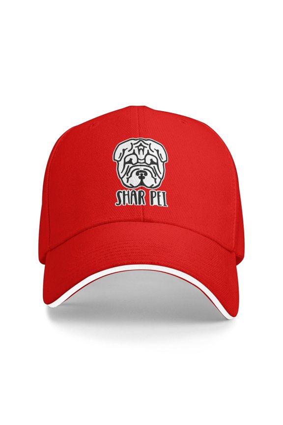 Shar Pei Unisex Adult Baseball Caps Adjustable Casquette Dad Hat Sandwich Cap Outdoors Headwear