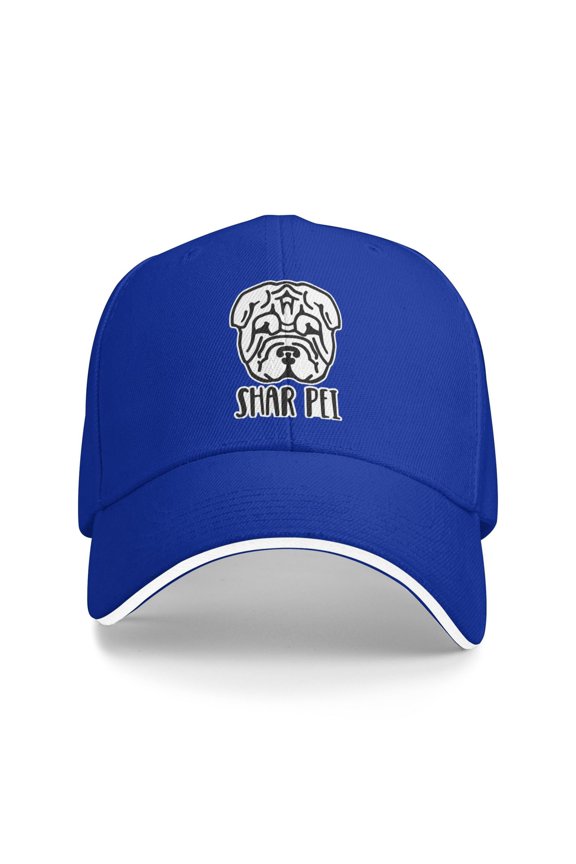 Shar Pei Unisex Adult Baseball Caps Adjustable Casquette Dad Hat Sandwich Cap Outdoors Headwear