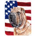 thumbnail image 1 of Shar Pei With American Flag Usa Mouse Pad, Hot Pad Or Trivet, 7.75 x 9.25 In., 1 of 1