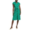 thumbnail image 1 of Sharagano womens  Midi Dress, 12, Green, 1 of 3