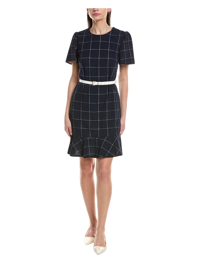 sharagano dress Sharagano Short Sleeve A Line Dress