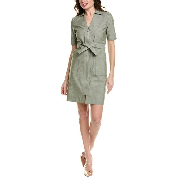 Sharagano womens Starlight Venice Shirtdress, 14