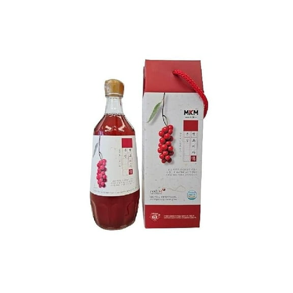 Share Korean Fresh Omija(Schisandra Berry) Syrup with Fructose 700ml/23.67fl.oz Low GI Level