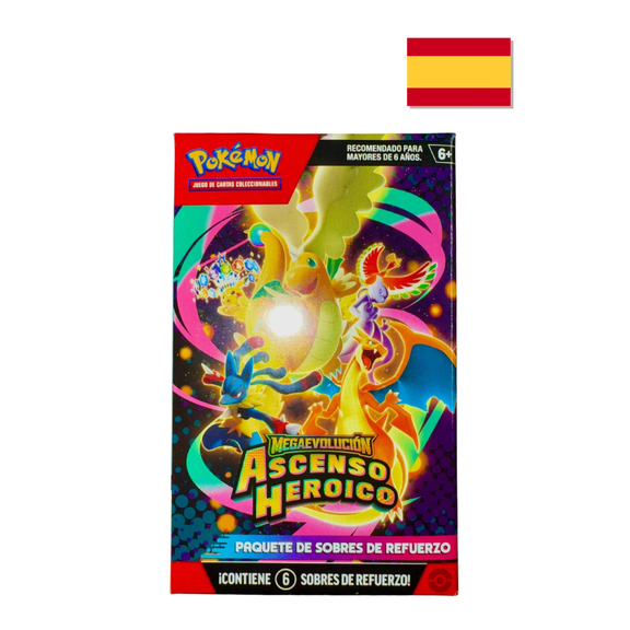 Share Pokemon TCG Mega Evolution Ascended Heroes Booster Bundle Spanish Version