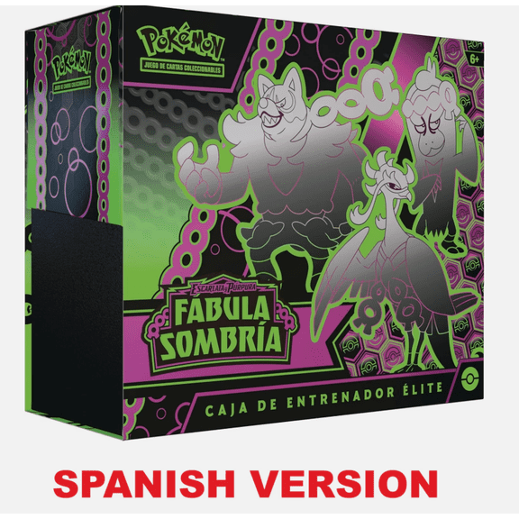 Share Pokemon TCG SPANISH Scarlet and Violet Shrouded Fable Elite Trainer Box