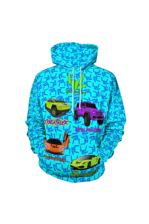 Share The Love Adult Sweater Pullover Sweatshirt Hoodies Long Sleeve Hooded Jackets Men Women