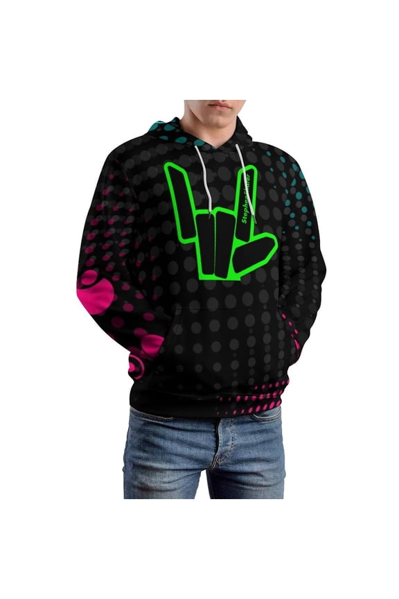 Share The Love Hoodies for Men Women, Unisex Pullover Hooded with Pocket, Adults Long Sleeve Hooded Sweatshirt, S-6XL