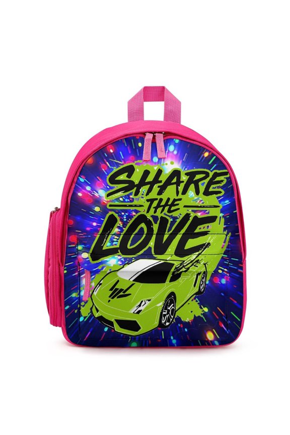 Share The Love Lightweight Backpack Shoulder Bags Travel Hiking Daypack Bookbag