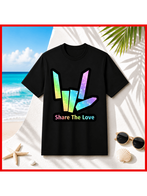 Share The Love Stephen Sharer Sharer Fam YouTuber Family Friendly Logo T-Shirt V80062, S-5XL