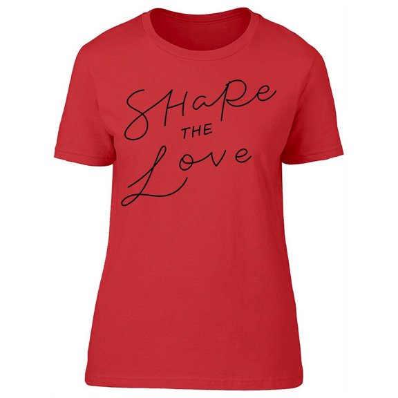 Share The Love, T-Shirt Women -Image by Shutterstock, Female XX-Large