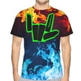 thumbnail image 1 of Share The Love T Shirt for Men Women, 3D Print T-Shirts, Casual Short Sleeve Tee, Crew Neck, 1 of 9