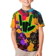 thumbnail image 1 of Share The Love T Shirts, 3D Print Short Sleeve for Boys Girls, Casual Graphic Tee Tops, 1 of 10