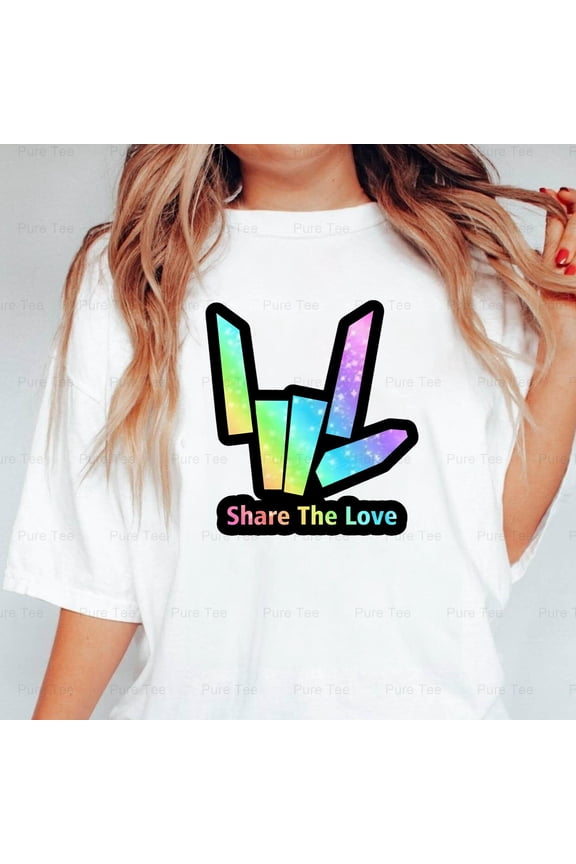 Share The Love The Stephen Sharer YouTuber Family Friendly Unisex T-Shirt , up to 5XL