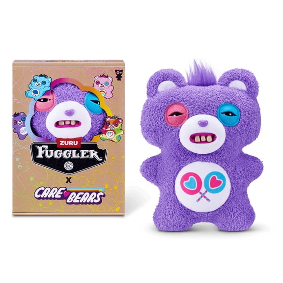 Fuggler Care Bears 9 inch (ShareBear), Funny Ugly Monster Stuffed Animal Toy by ZURU