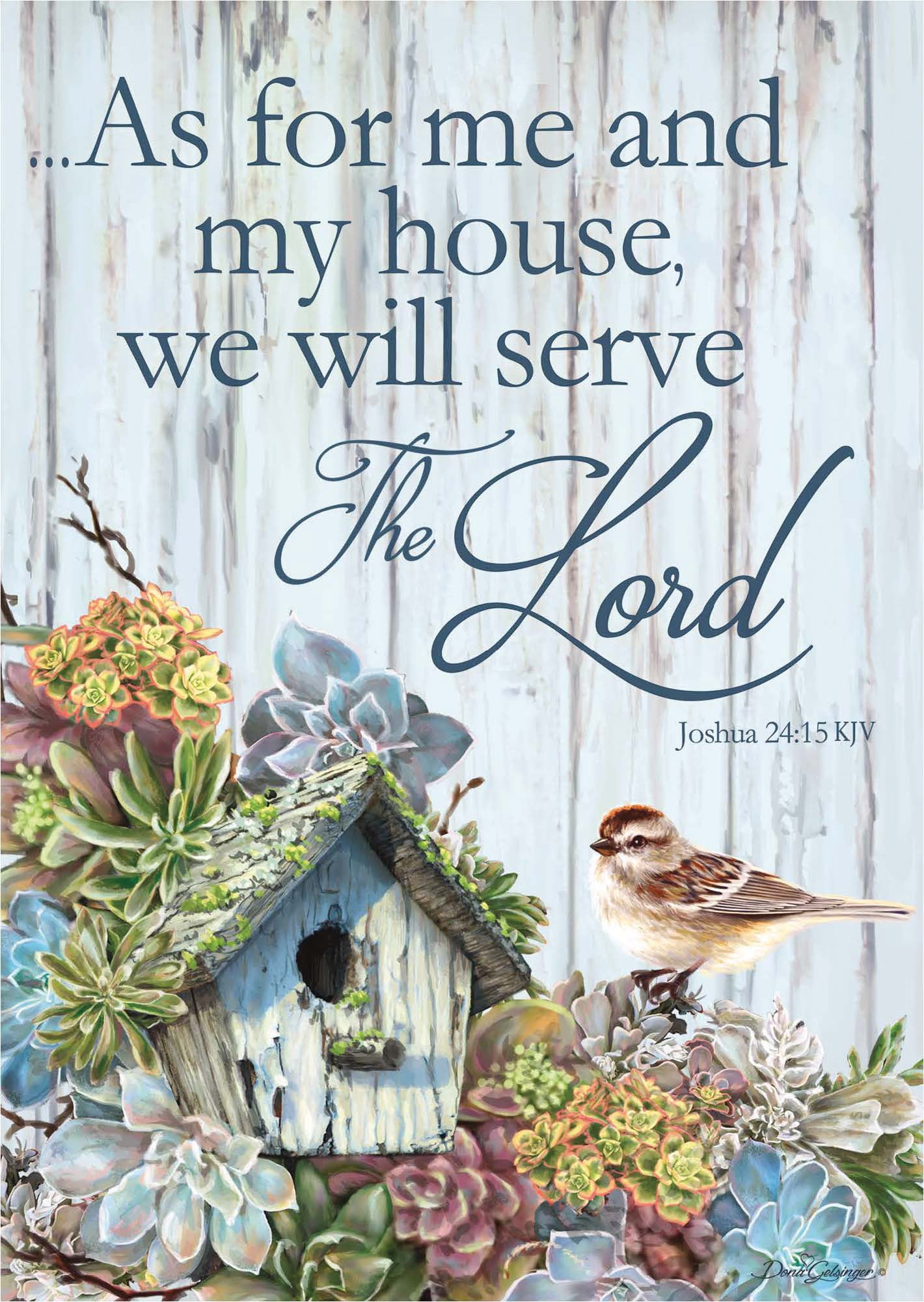Scriptural Greetings Shared Blessings Christian We Will Serve The Lord Encouragement ...