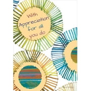 Shared Blessings With Appreciation 1 Count Religious Ministry Thank You Card, KJV Scripture Bible Verse, Envelope Included