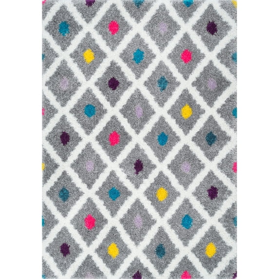 Sharee Trellis Shaggy Area Rug
