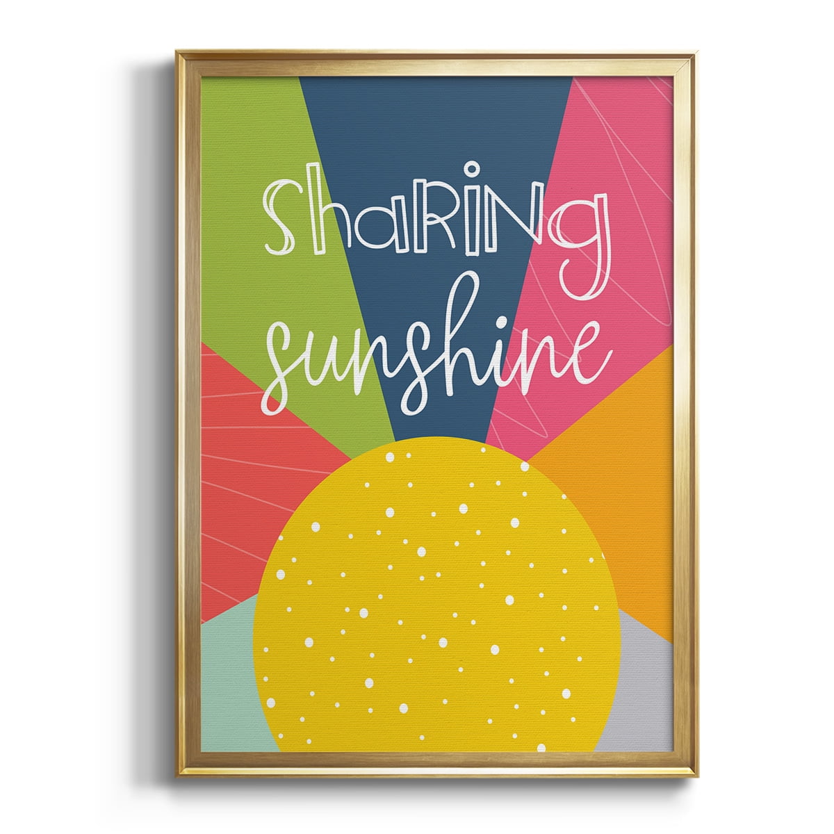 Sharing Sunshine Premium Framed Print - Ready to Hang