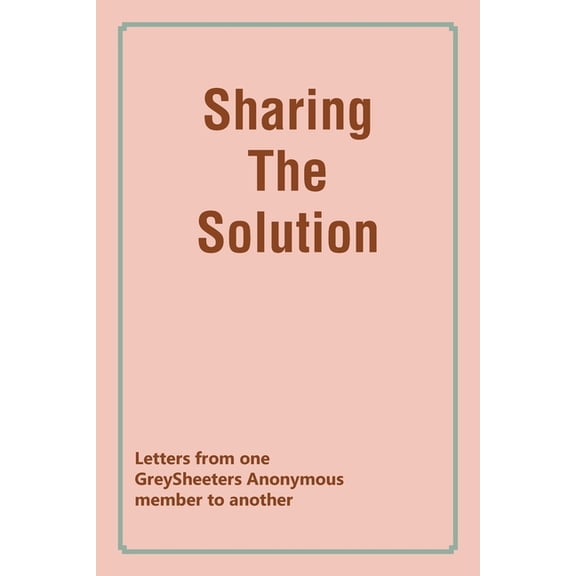 Sharing the Solution, (Paperback)