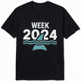 Shark 2024 Week Passion TShirt Unique Great White Shark Graphic Design