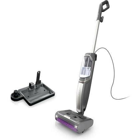 Shark - Pickup 3-in-1 Steam Mop, Pick-Up, Sanitize* - Black/Stone Metallic