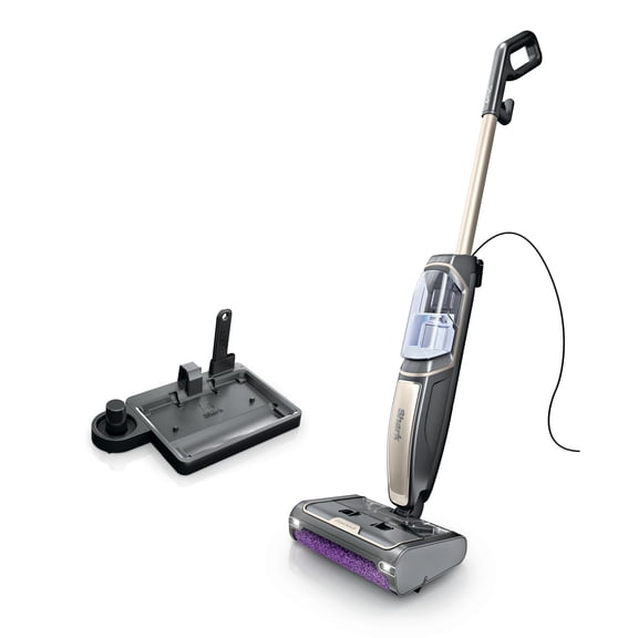Shark Steam Pickup 3-in-1 Steam Mop, Lightweight, Picks Up Debris, Deep Scrubs & Steam Sanitizes, Hardwood, Tile, Laminate, SD201 Black