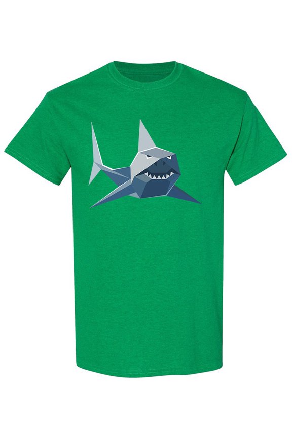Shark 3d Style T-Shirt Men -Image by Shutterstock, Male Medium
