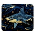 thumbnail image 1 of Shark 8.3x9.8 Inch Square Printed Desk Mat Mouse Pad for Office and Gaming, Non-Slip Rubber Bottom, 1 of 6