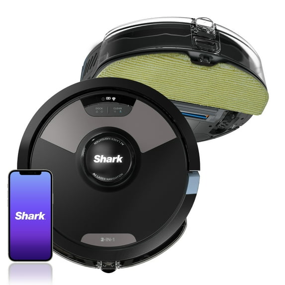 Shark AI Ultra 2-in-1 Mop and Robot Vacuum, Wet & Dry, Carpet & Hard Floor, Sonic Mopping, Matrix Clean, RV2620WD