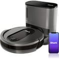 thumbnail image 1 of Shark AV911S EZ Robot Vacuum with Self-Empty Base, Bagless, Row-by-Row Cleaning, Perfect for Pet Hair, Works with Alexa, Wi-Fi, Gray, 1 of 6