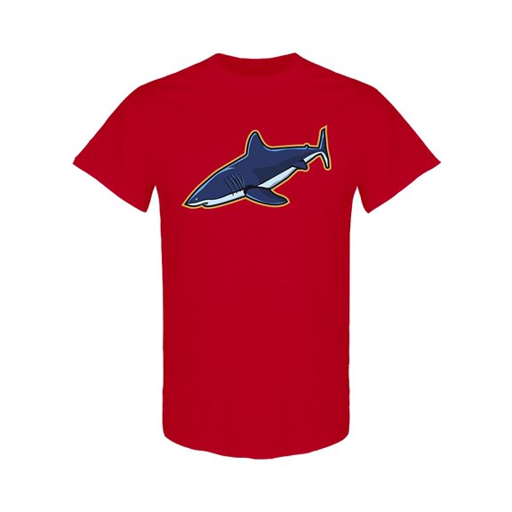 Shark Animal Design T-Shirt Men -Image by Shutterstock, Male x-Large