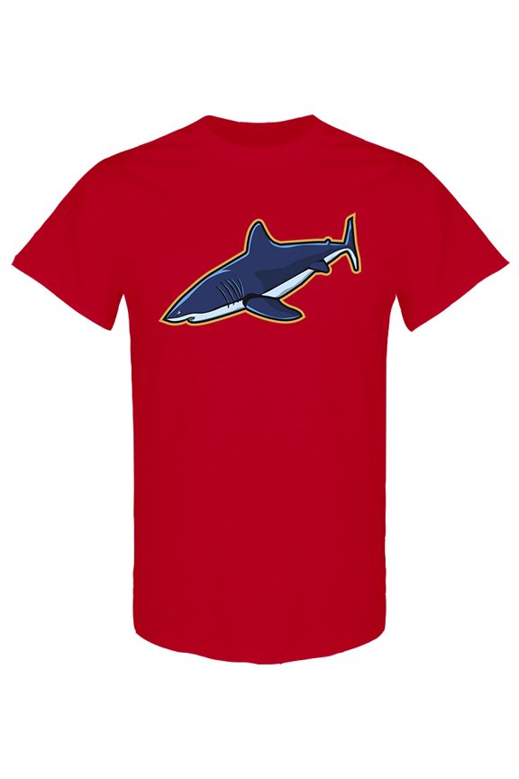 Shark Animal Design T-Shirt Men -Image by Shutterstock, Male x-Large