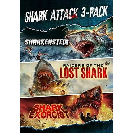 Shark Attack 3-Pack: Sharkenstein/Raiders of the Lost Shark/Shark Exorcist [DVD]