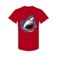 thumbnail image 1 of Shark Attack Design T-Shirt Men -Image by Shutterstock, Male XX-Large, 1 of 2