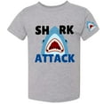 thumbnail image 1 of Shark Attack Graphic T Shirt (Toddler Boys), 1 of 4