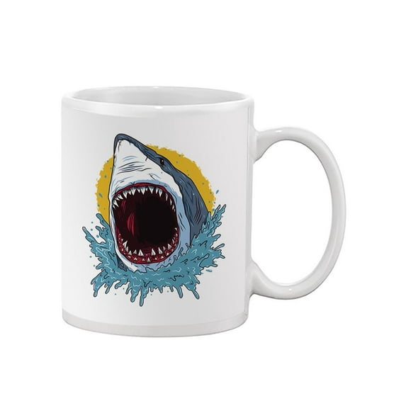 Shark Attack Vintage Design. Mug -Image by Shutterstock,
